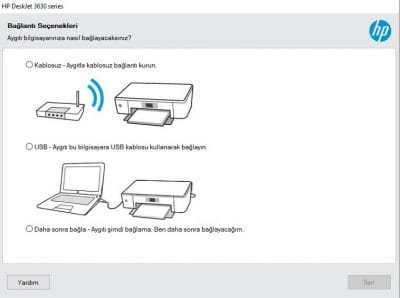 Yazıcı Kurulumu Paylaşımı Ayarları