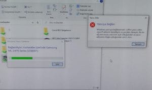 ağ yazıcısı ekleme sorunu